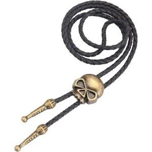 New Gold Skull Bolo Tie Accessories for Men